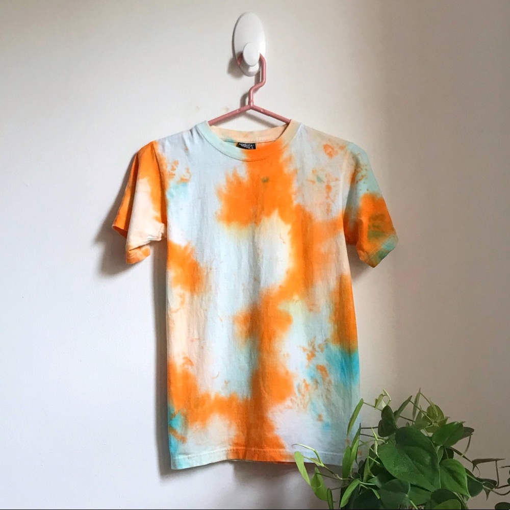 💙🧡Tie Dye Orange & Blue